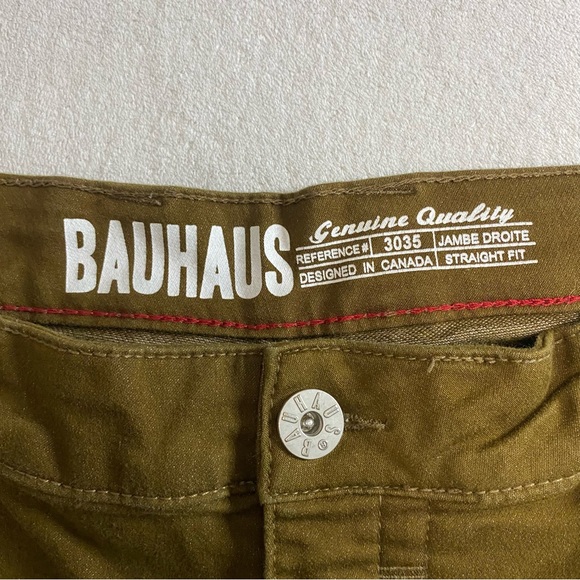 Bauhaus Brown  Straight Fit Pants 3035 Size 40x30 - Picture 9 of 12